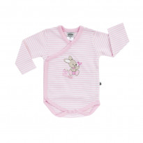 Girls Wickelbody langarm Bunny