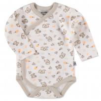 Wickelbody langarm Elephant Allover