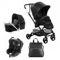 Kombikinderwagen Minnum inklusive Babyschale iKoos und Tragewanne Micro