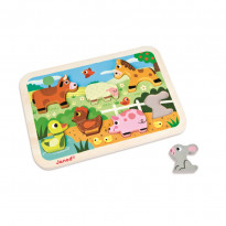 Chunky Holzfiguren-Puzzle - Bauernhof