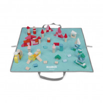 Kubix 120 Bausteine Holz mit Spieltasche