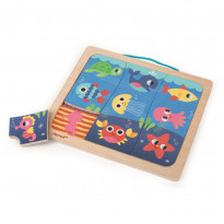 Magnet-Puzzle Fisch, 9 Teile