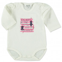 Baby Body 1/2 Arm weiß