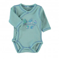 Boys Frühchen Wickelbody Nitwonder canal