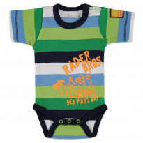  Boys Baby Body kurzarm gestreift 
