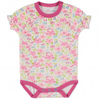 Girls Baby Body kurzarm gemustert