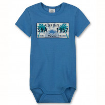 Boys Baby Body 1/4 Arm Print