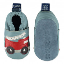 Boys Baby Krabbelschuhe Pompiers